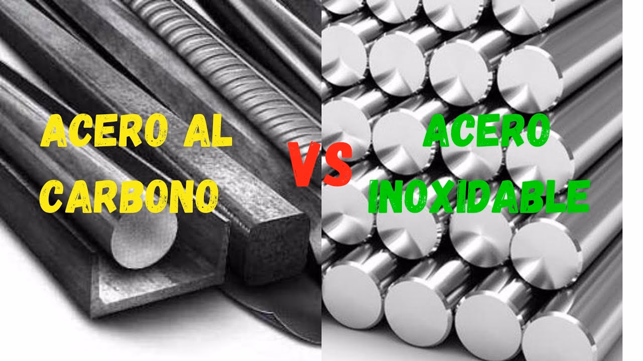 ¿Cuál es la diferencia entre acero inoxidable y acero al carbono?