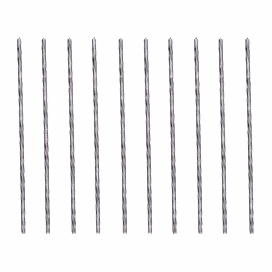 ¿Cuáles son los diferentes tipos de varillas roscadas?