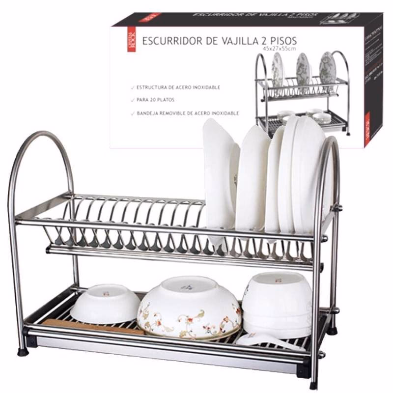 ¿Cómo se desinfecta una bandeja de acero inoxidable?