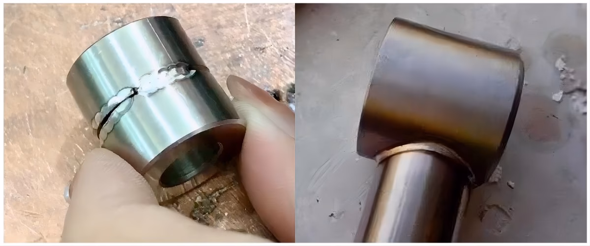 ¿Cómo se protege el alrededor del Titanio durante la soldadura?