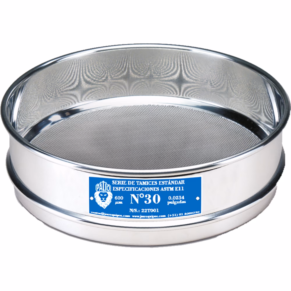 ¿Cuál es la altura de un tamiz?