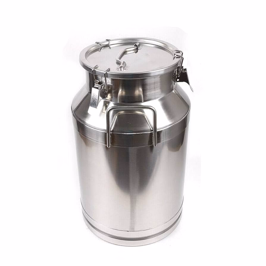 ¿Cuántos litros tiene un tanque de acero inoxidable?