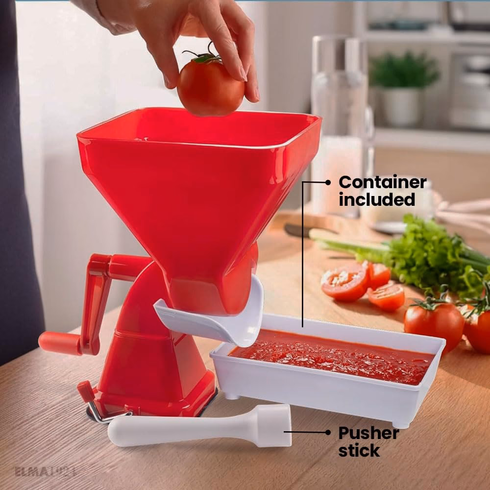 ¿Cómo se utiliza la trituración de tomates?