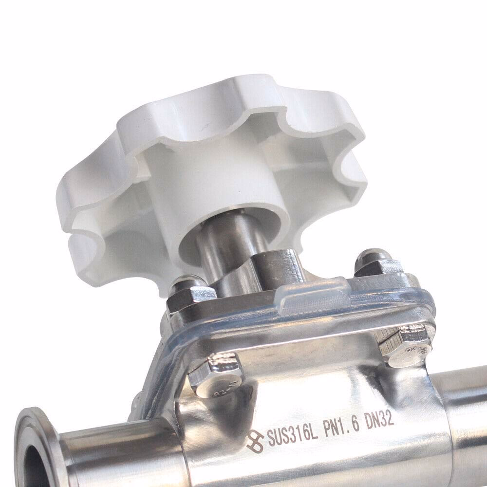 ¿Qué es una válvula de paso tipo diafragma?