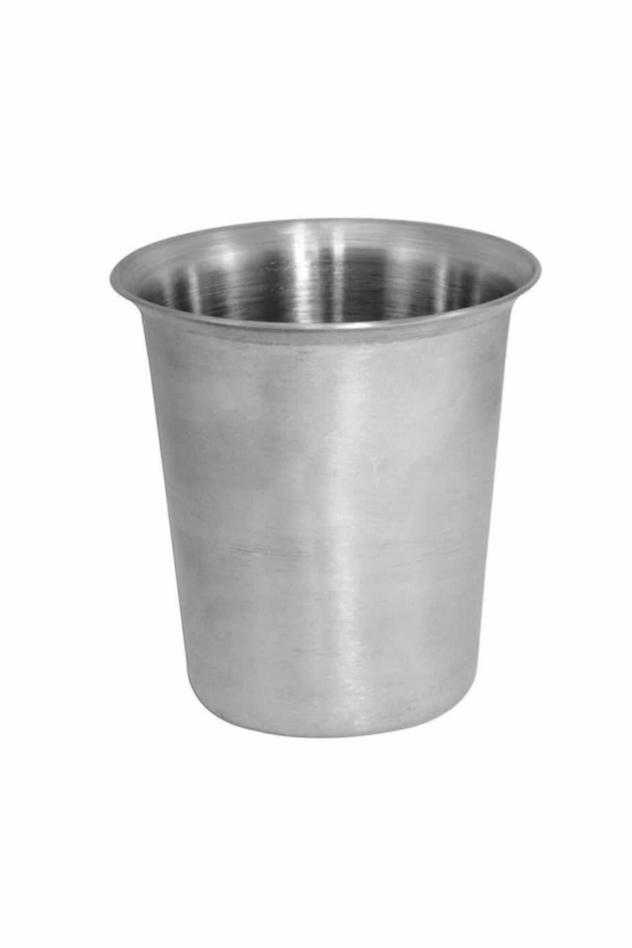 ¿Qué características tiene el vaso para medicamentos de 100 ml acero inoxidable?