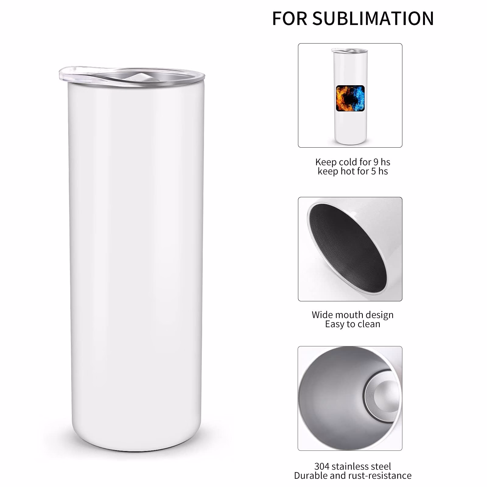 ¿Cuáles son los diferentes tipos de vasos para sublimar?